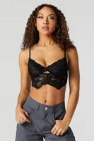 Floral Lace Corset Bralette