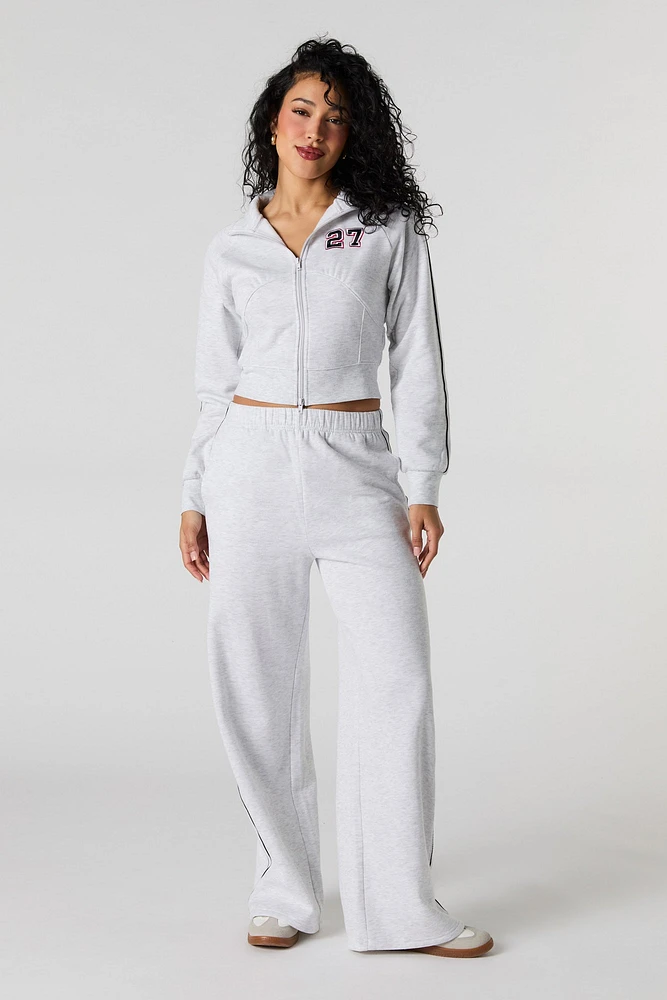 Active Mock Neck Zip-Up Sweatshirt