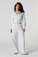 Active Mock Neck Zip-Up Sweatshirt