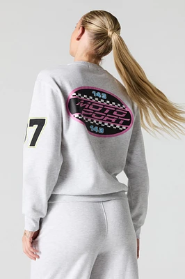 07 Racer Embroidered Fleece Sweatshirt