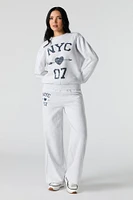 Graphic Fleece Sweatshirt