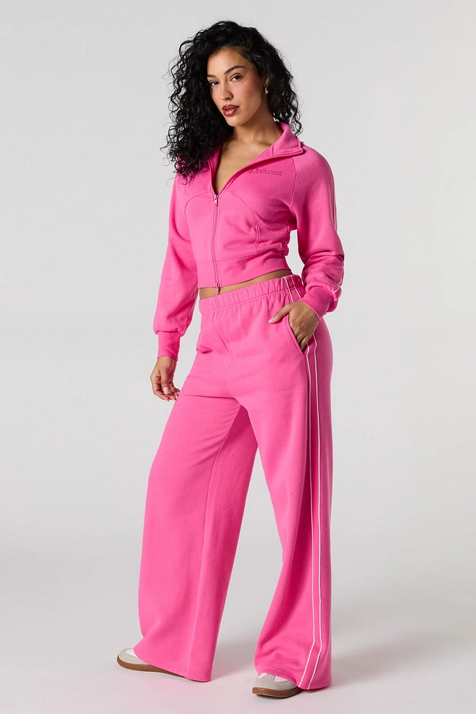Active Fleece Wide Leg Sweatpant