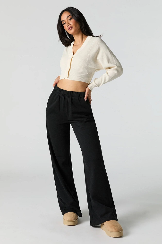 Classic Fleece Wide Leg Sweatpant