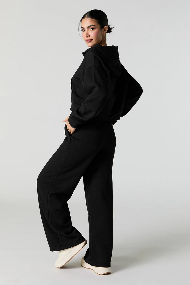 Active Wide Leg Fleece Sweatpant