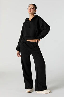 Active Wide Leg Fleece Sweatpant