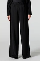 Crepe Wide Leg Dress Pant