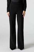 V Waist Wide Leg Dress Pant