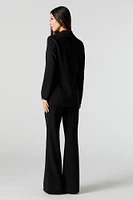 V Waist Wide Leg Dress Pant