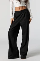 Linen Pleated Wide Leg Pant