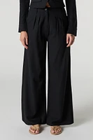 Pleated Wide Leg Pant
