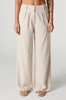 Pleated Wide Leg Pant