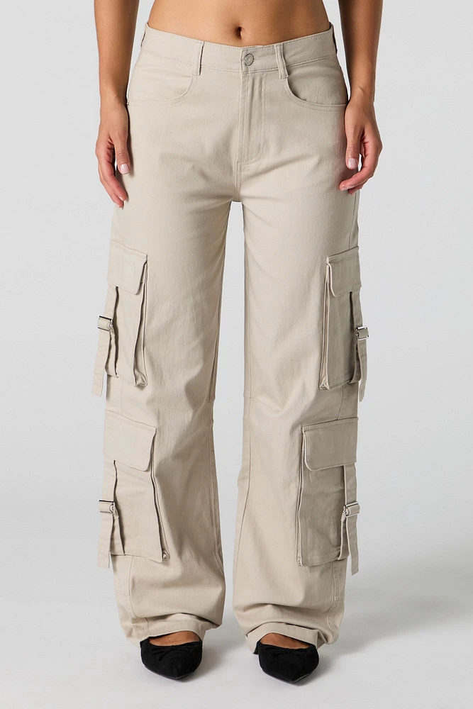 Pantalon cargo polyvalent avec multiples poches