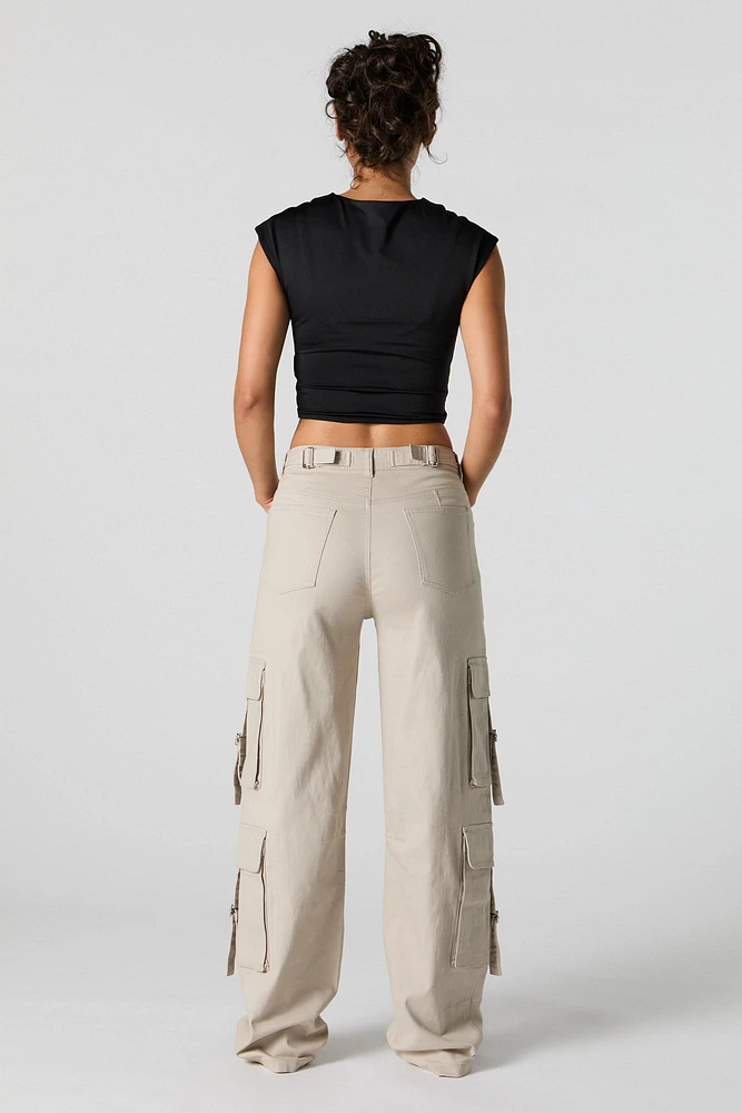 Pantalon cargo polyvalent avec multiples poches