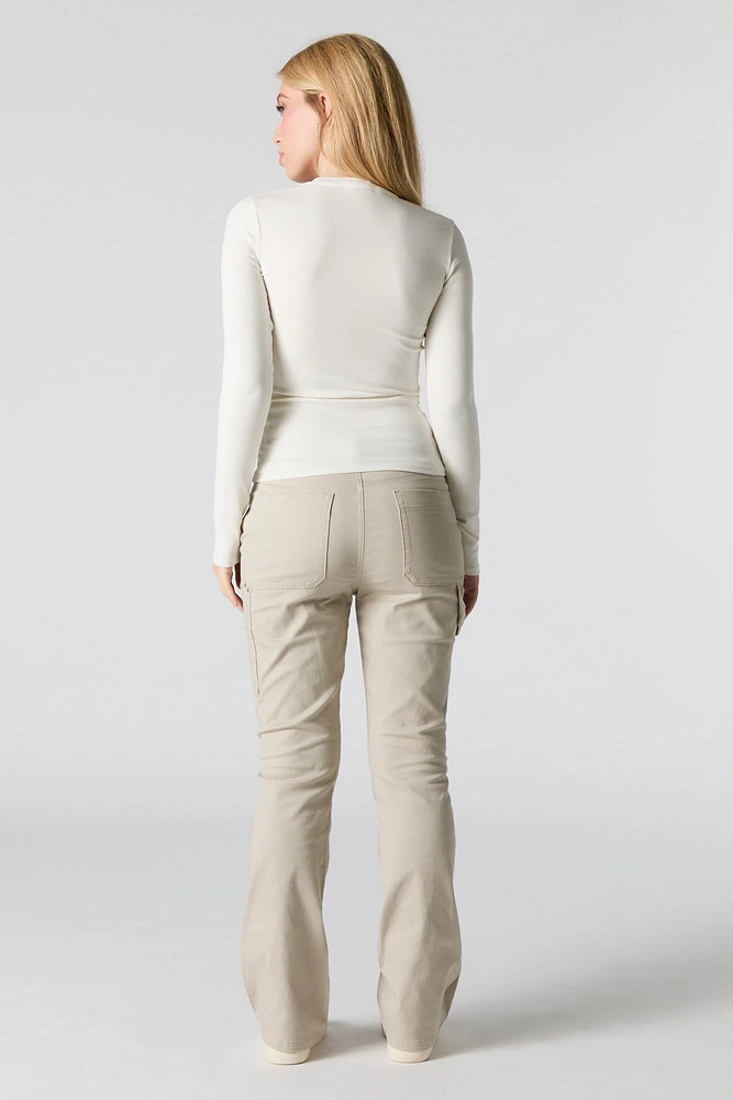 Pantalon de menuisier à jambe évasée