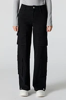 Wide Leg Multi Pocket Cargo Pants