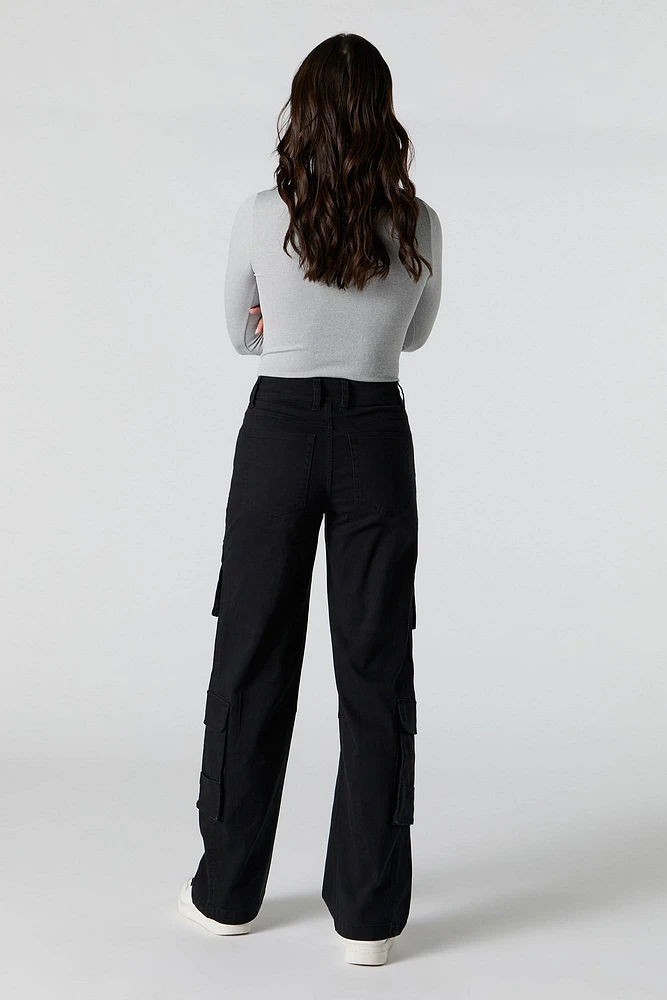 Wide Leg Multi Pocket Cargo Pants