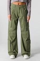 Multi Pocket Straight Leg Cargo Pant