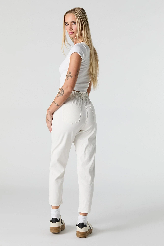 Pantalon à taille roulée