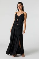 Flowy Tiered Maxi Skirt