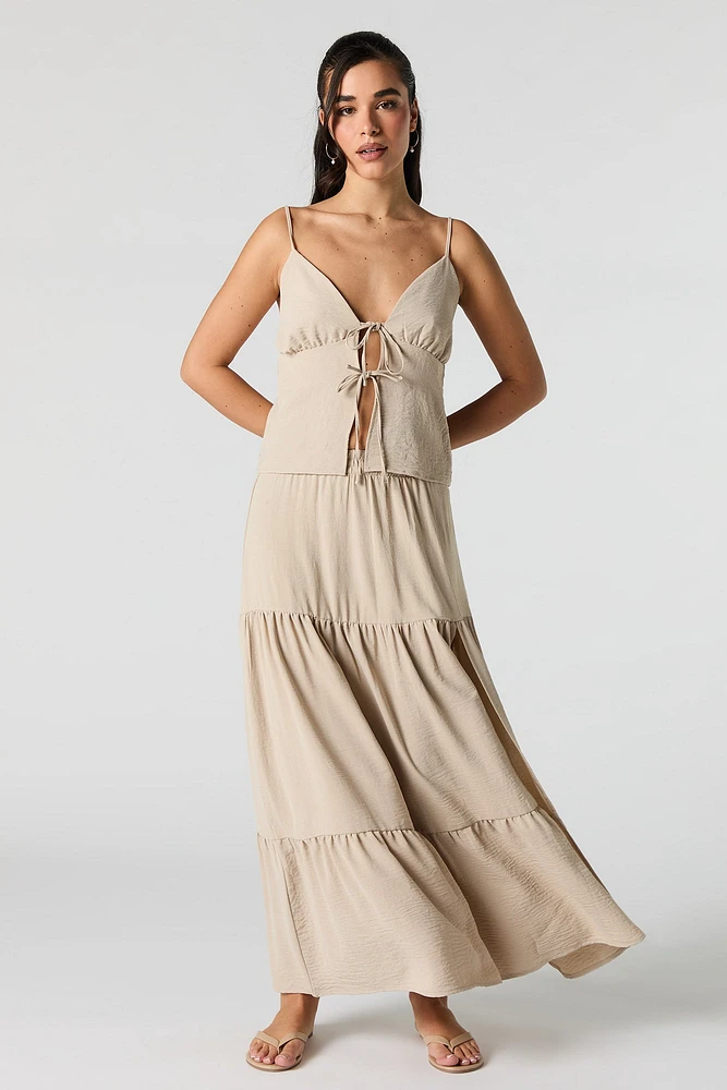 Flowy Tiered Maxi Skirt