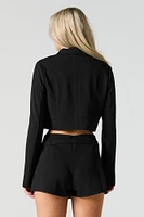 Minijupe-short avec ceinture