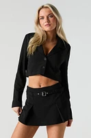 Minijupe-short avec ceinture