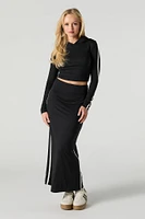 Active Soft Foldover Waist Maxi Skirt