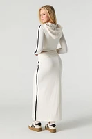 Jupe maxi douce avec taille pliée
