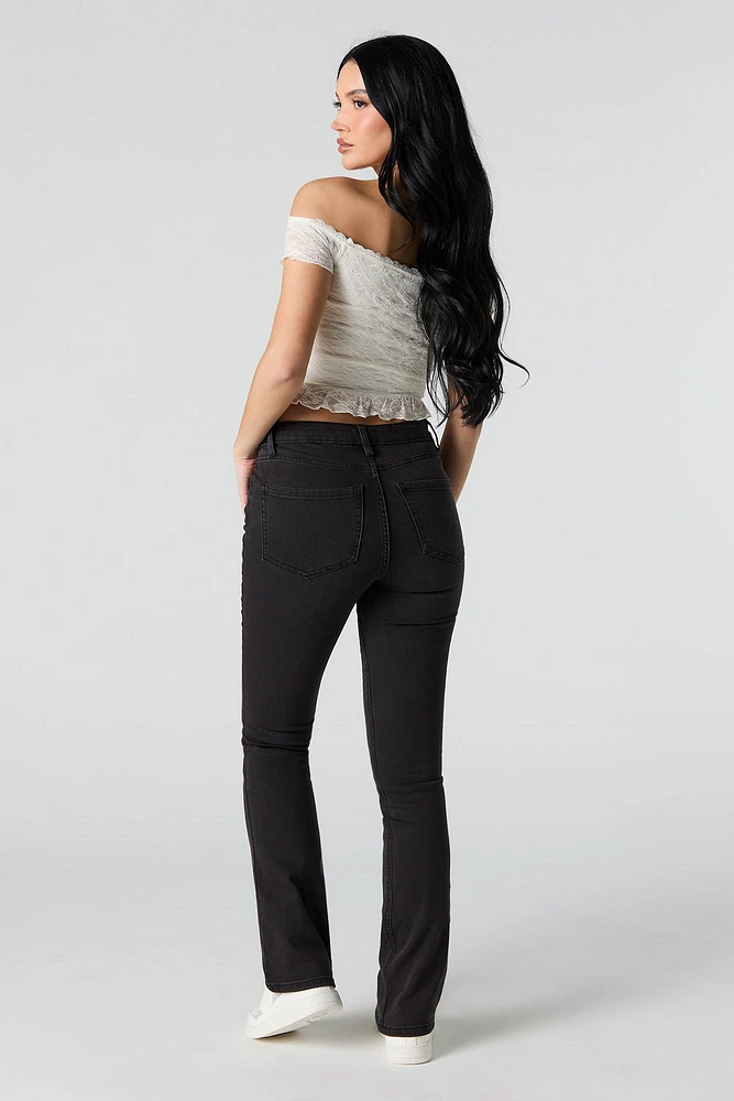 Mid Rise Stretch Jean