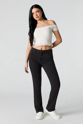 Mid Rise Stretch Jean