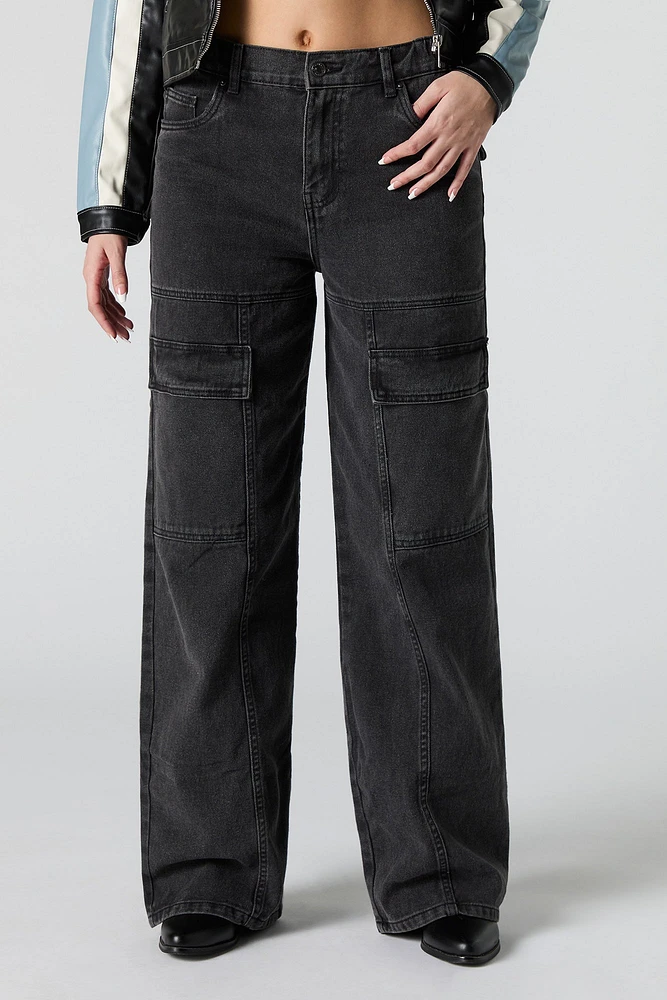 Wide Leg Cargo Jean