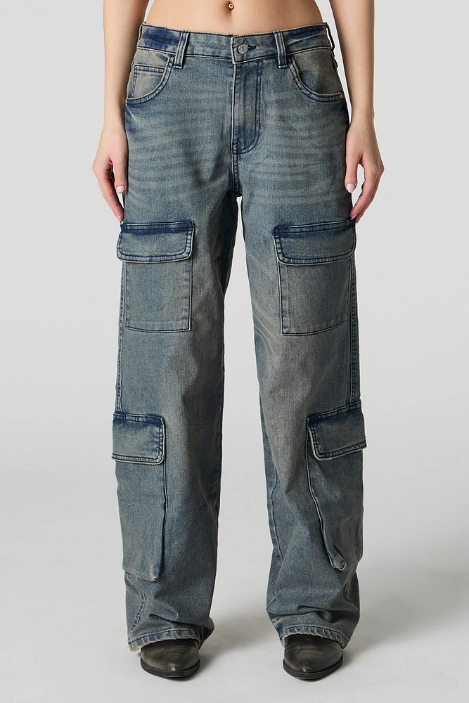 Multi Pocket Cargo Jean