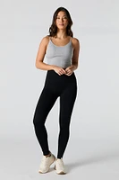 Active Seamless Ribbed Fleece Legging