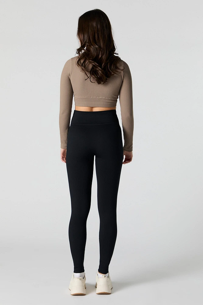 Active Ribbed V Waist Legging