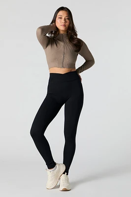 Active Ribbed V Waist Legging