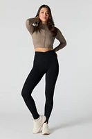 Active Ribbed V Waist Legging