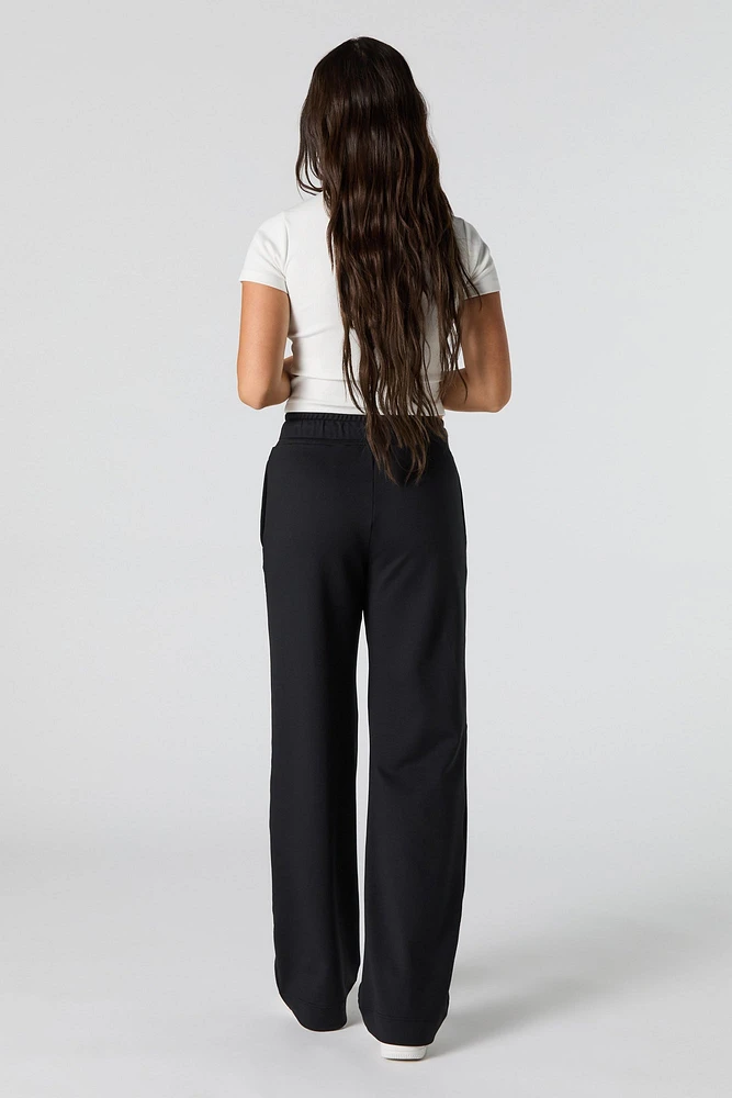 Pantalon habillé doux avec taille coulissante