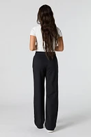 Pantalon habillé doux avec taille coulissante