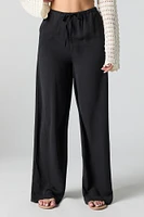 Drawstring Wide Leg Pant