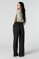 Drawstring Wide Leg Pant