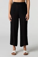 Flowy Wide Leg Cropped Pant