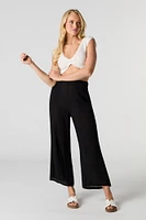 Flowy Wide Leg Cropped Pant