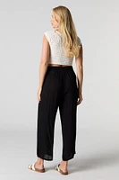 Flowy Wide Leg Cropped Pant