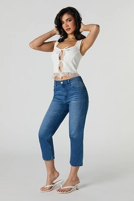 Mid Rise Capri Jean