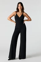 Lace Back Wide Leg Jumpsuit