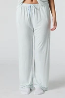 Ensemble-pyjama deux pièces haut boutonné avec col et pantalon
