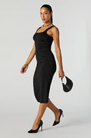 Contour Square Neck Bodycon Midi Dress