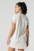 Minirobe t-shirt imprimée