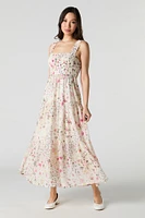 Chiffon Smocked Tiered Maxi Dress