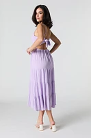 Sweetheart Tie Back Midi Dress